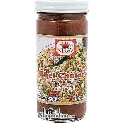 Nirav Bhel Chutney (Sweet Chutney), 7.74 oz bottle 7.74 ออนซ์