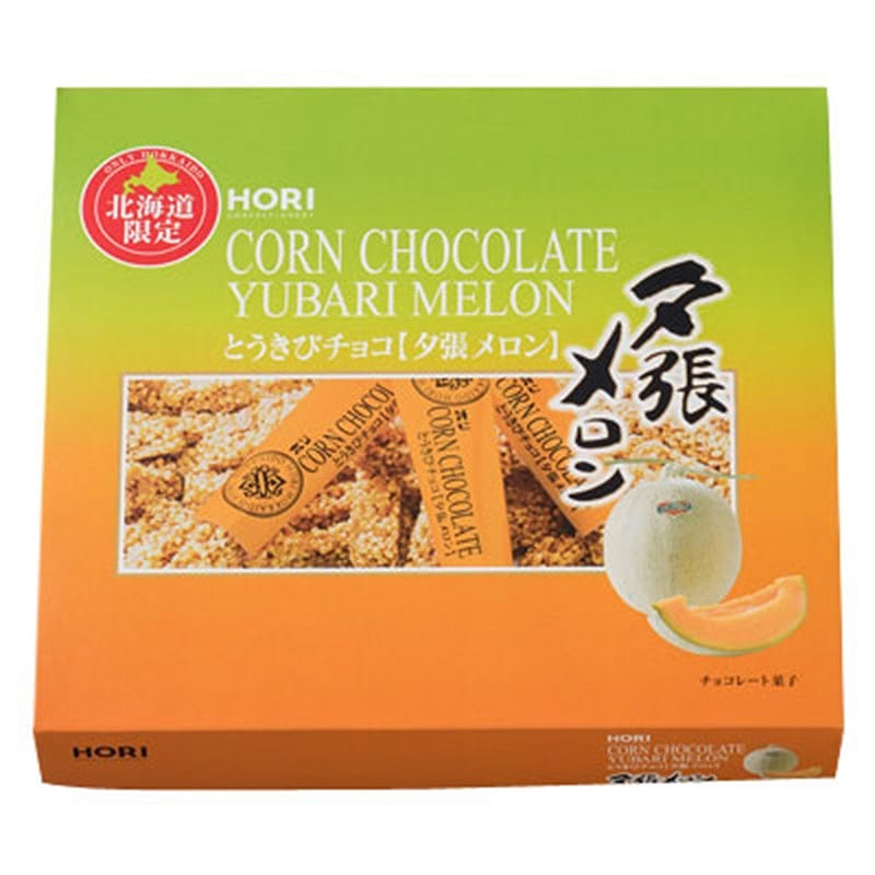 HORI Corn Chocolate Yubari Melon Flavor 28-Pack 400 g