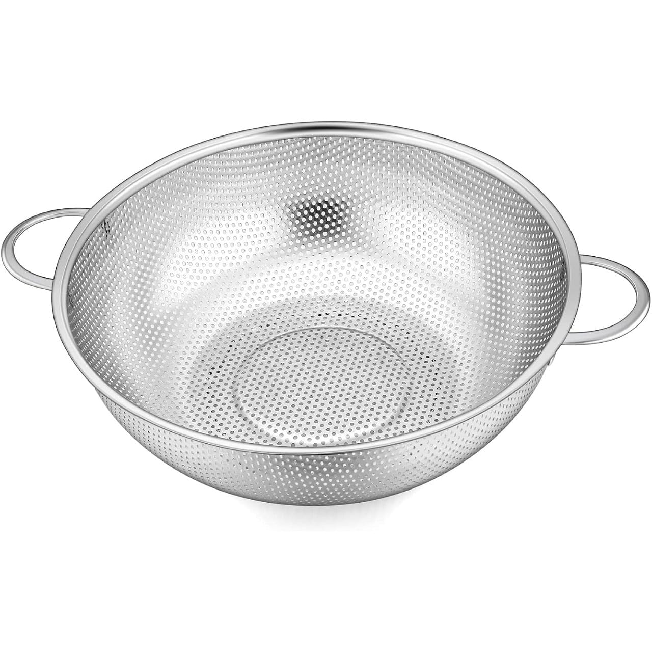 Colander, 5qt Colander Strainer Stainless Steel, Solid Handle & Elevation Base 1 개