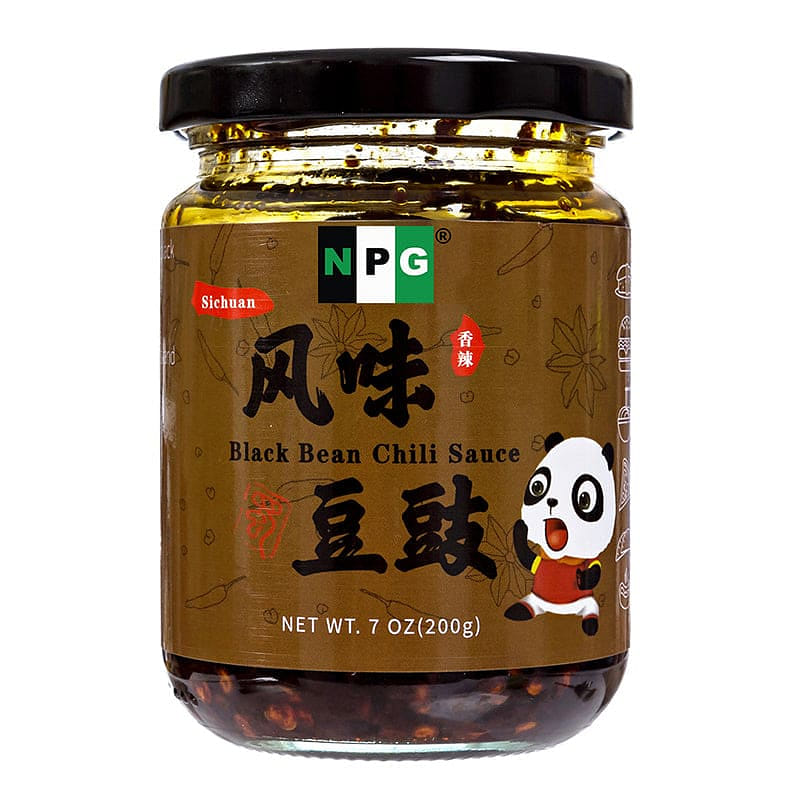 NPG Black Bean Chili Sauce 7 Oz 200 กรัม