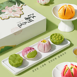 Southern Song Dynasty Hu Ji Lotus Pastry 300g/6pcs 300 g