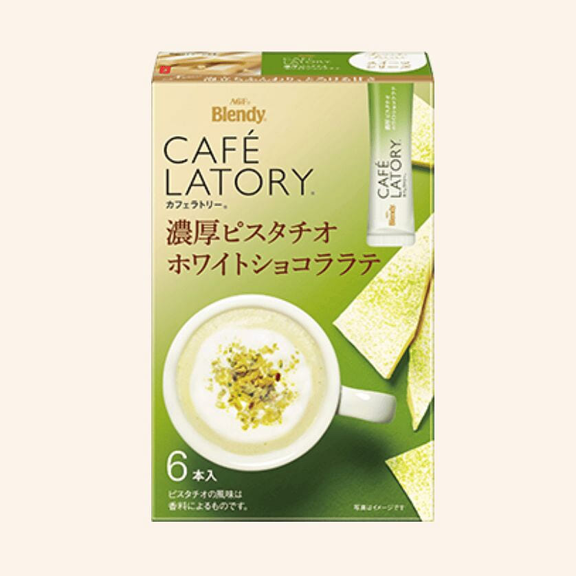 AGF Cafe Latory Pistachio White Chocolate Latte 1 케이스