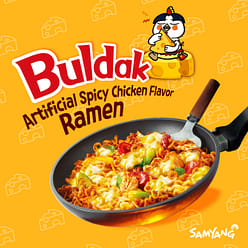 Samyang Buldak Cheese Stir-Fried Ramen (5-Pack) - Cheese 1 each