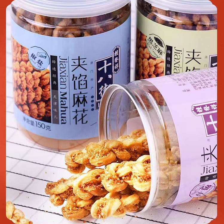 Gui Fa Xiang Stuffed twist Salt and pepper flavor 150g*1 can 150 그램
