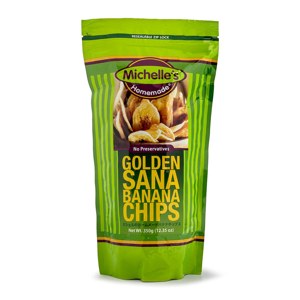 Michelle's Golden Sana Banana Chips 350 g