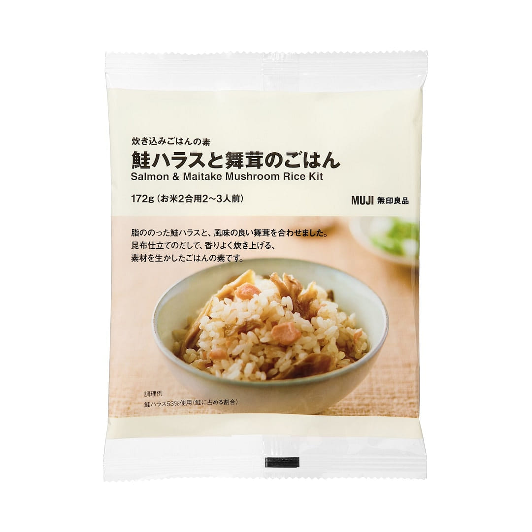 MUJI Salmon & Maitake Mushroom Rice Kit 172g 1 each