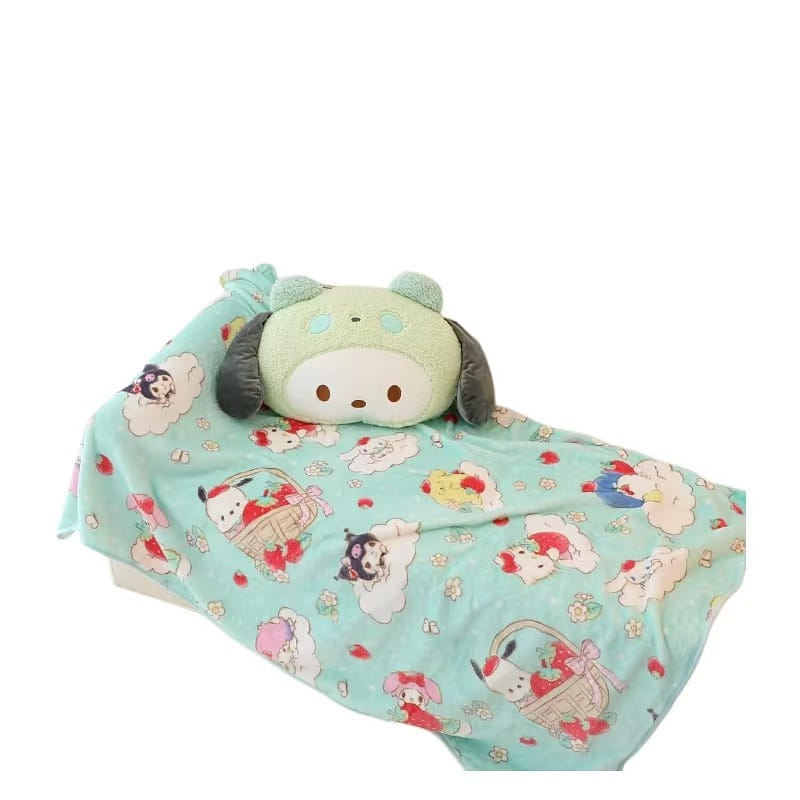 Pillow blanket cute cartoon portable soft comfortable sofa pillow -Pachacco 1Pc 1 개