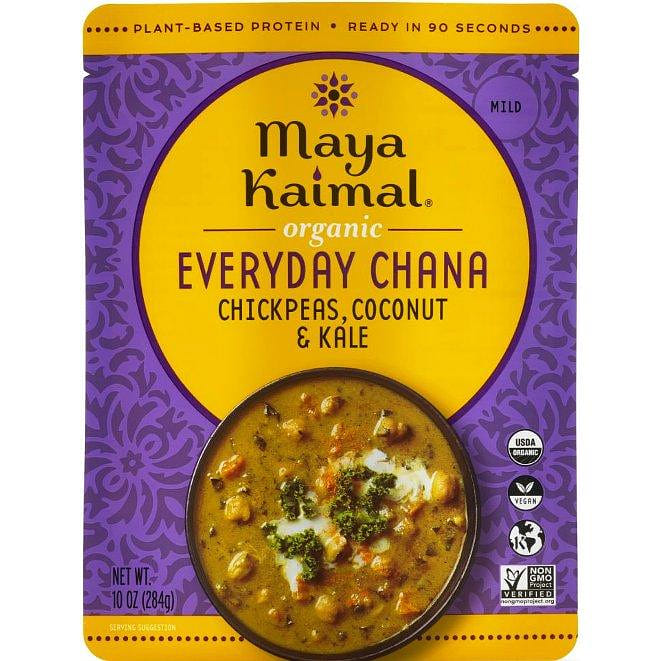 Maya Kaimal Organic Everyday Chana - Chickpeas + Coconut + Kale, 10 oz pouch 10 ออนซ์