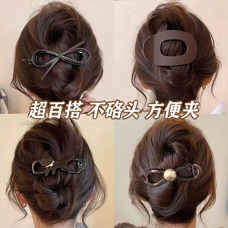Large Duckbill Hair Clips for Updos, 4-Pack 1 each