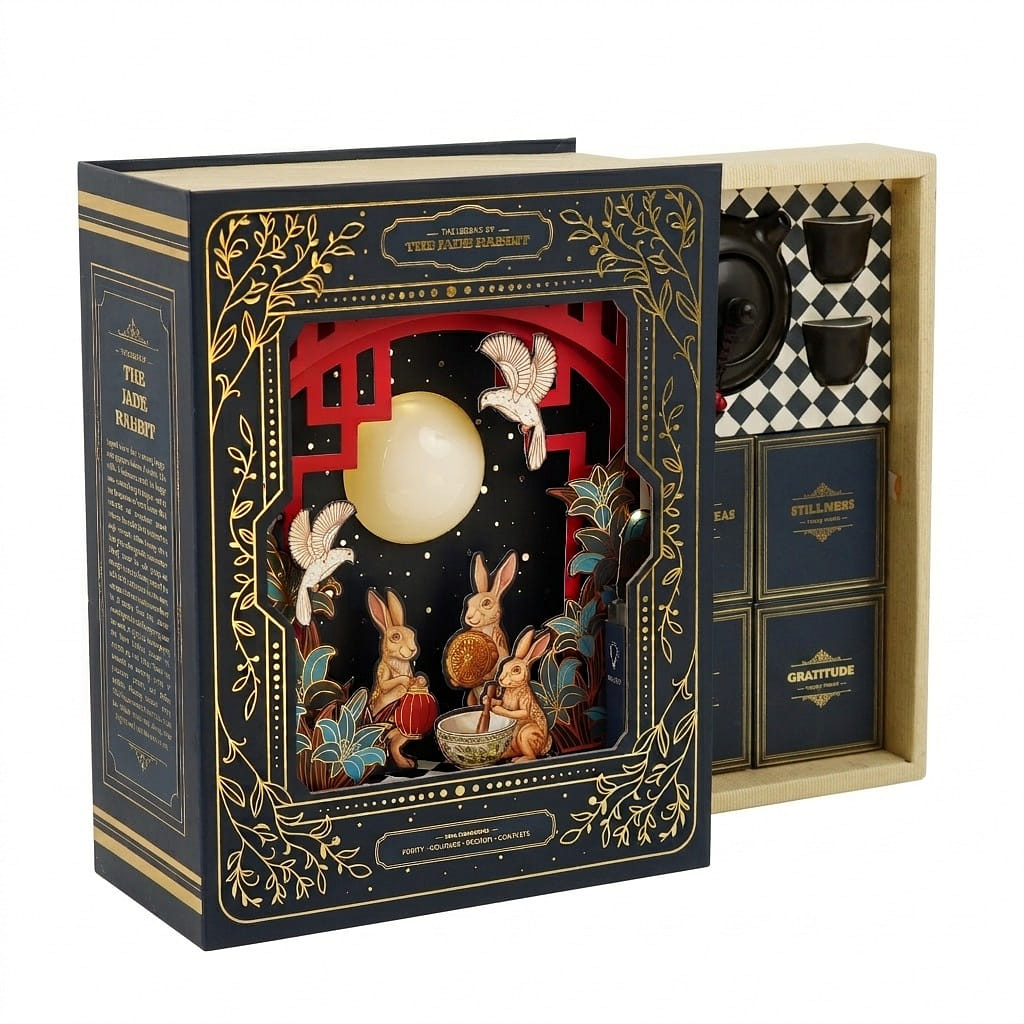 Ikachi Legendary Jade Rabbit Premium Mooncake XL 1980 g