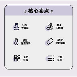 40온스 두꺼운 손잡이 아이스 컵 대용량 커피 컵 304 스테인레스 스틸 컵 보온병 컵 워터 컵 1 개