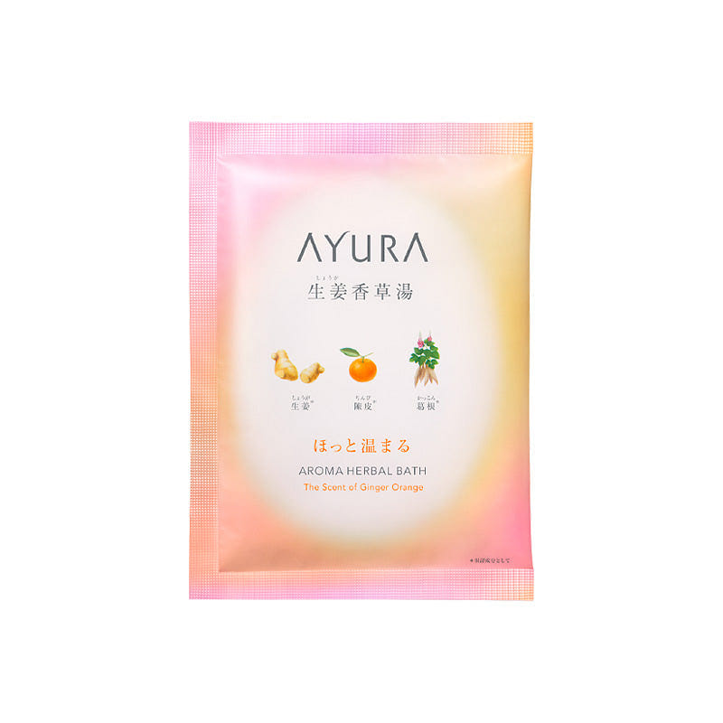 Aroma Herbal Bath #Ginger Orange 40g*8 24 กรัม