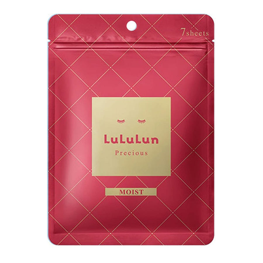 LULULUN Precious Red Moist Face Mask 7sheets 1 개