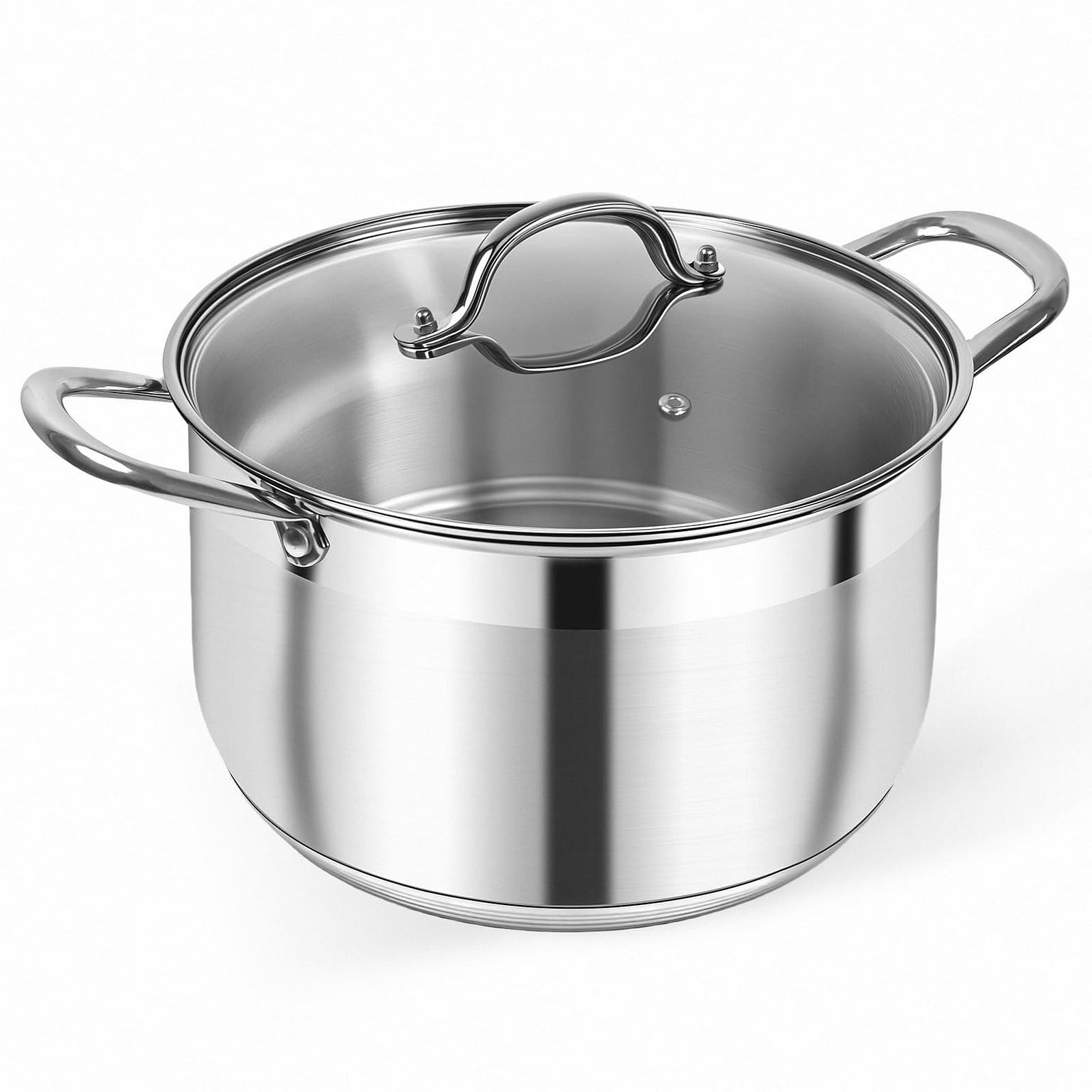 8 Quart Heavy Duty Stock Pot Induction Cooking Pot 1 each