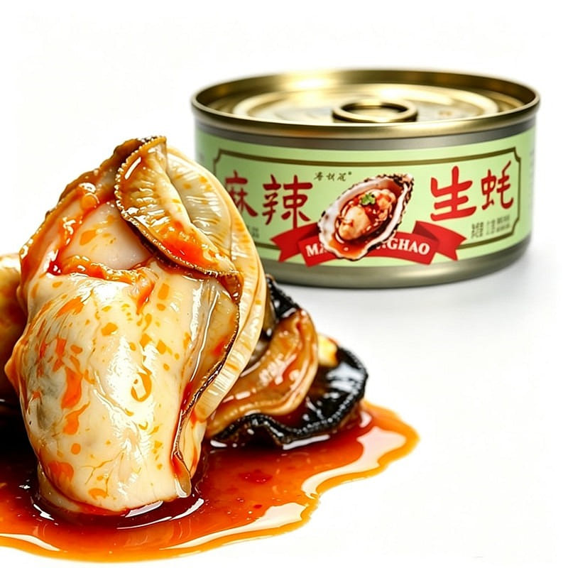 Fresh Spicy Oysters Canned Ready-to-Eat, Oyster Me 100 g*2 cans