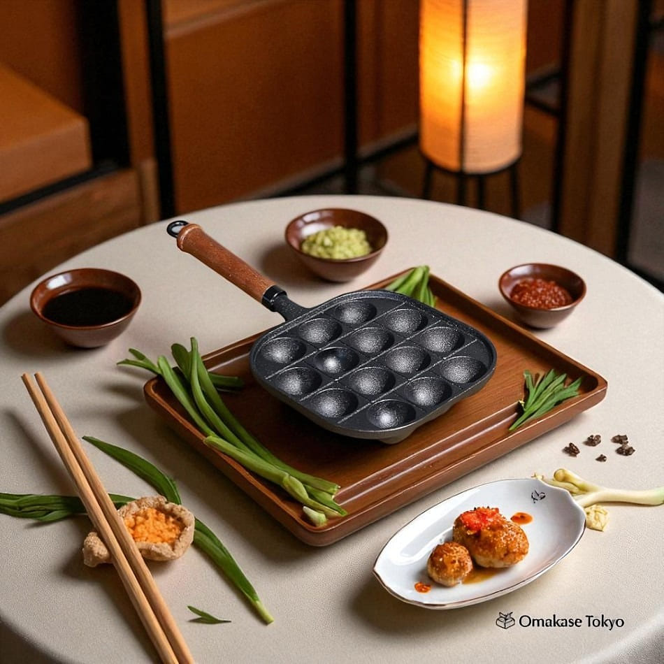 Pearl Metal HB-6217 Takoyaki Plate-14 Holes 1500 กรัม