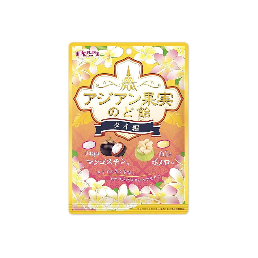 SENJAKU Asian Fruit Throat Lozenges Thai Edition 75 g
