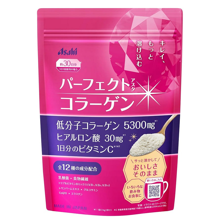 Asahi Perfect Astaxanthin Collagen Powder Refill 225 g