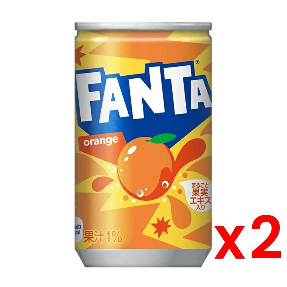 Fanta Japan Orange 5.4 floz/160mlx2 1 count