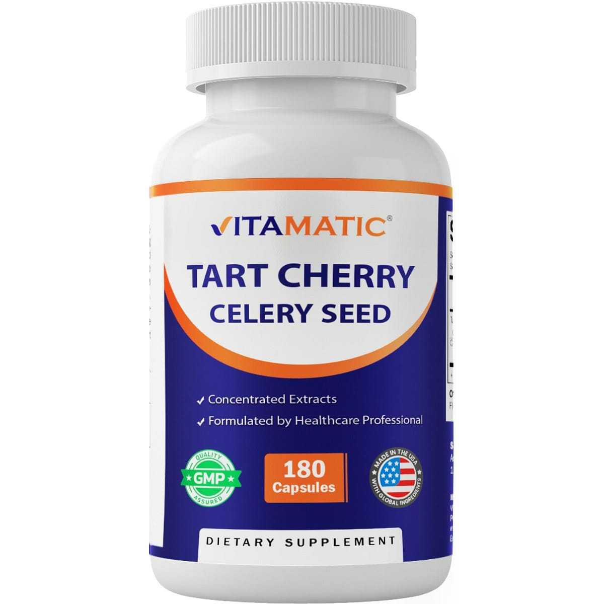 Tart Cherry with Celery Seed - 180 Veg Capsules 1 개