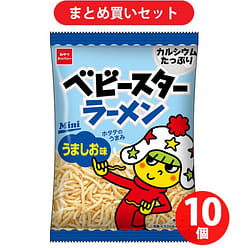 Oyatsu Baby Star Mini Ramen Umashio 20g 10-pack 1 each