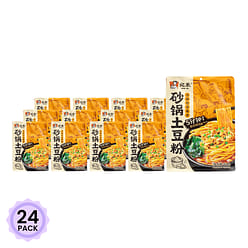 Wanhe Bagged Clay Pot Potato Noodles 320g 320 그램*24 팩
