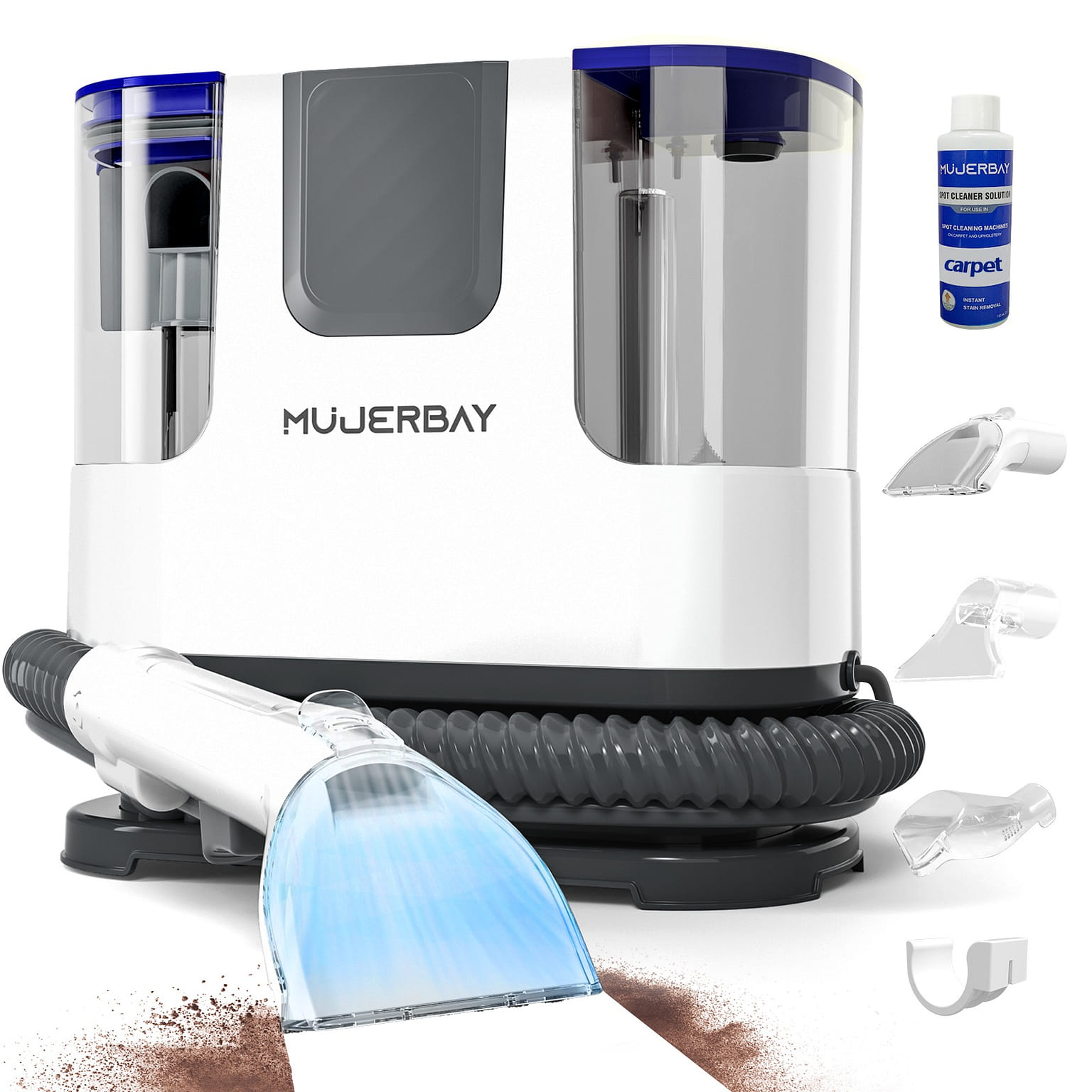 MUJERBAY Carpet cleaner, carpet stain cleaner blue 10.4 파운드