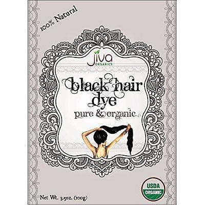 Jiva Organics Black Hair Dye, 3.5 oz box 3.5 ออนซ์