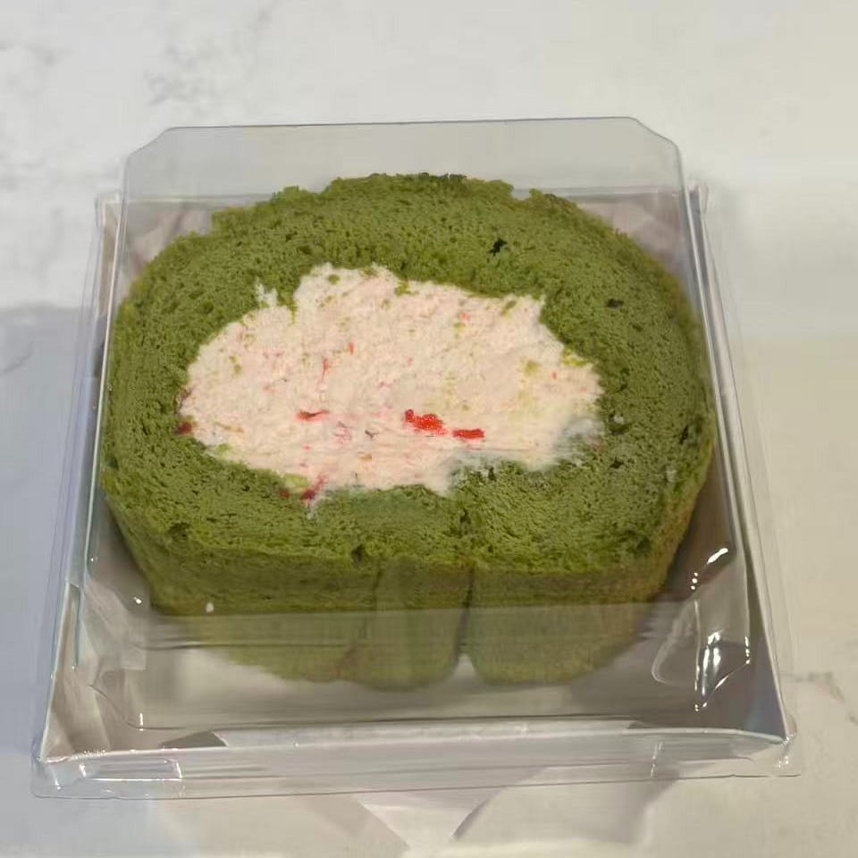 「蛋糕卷」抹茶草莓蛋糕卷 1块 1 盒