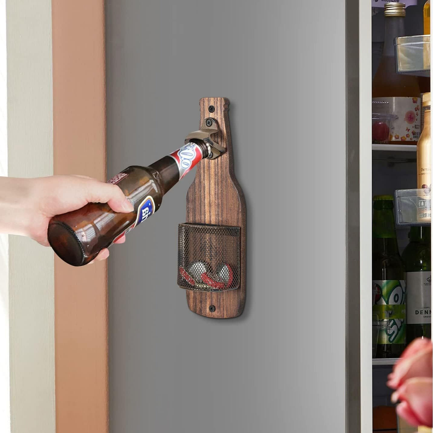 Wall-mounted bottle opener, creative beer opener 1 each