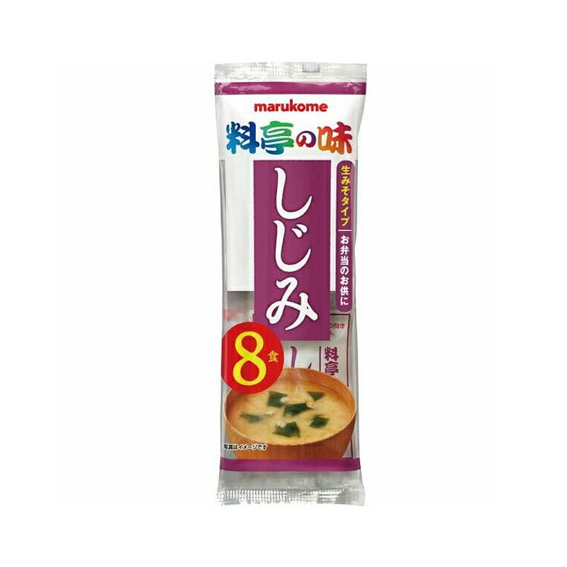Marumi, low-salt fresh clams, miso soup, 8 packs 1 ส่วน