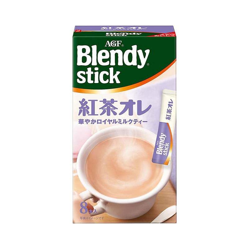 AGF Blendy Instant Assam Black Tea Milk Tea 8pcs 1 개