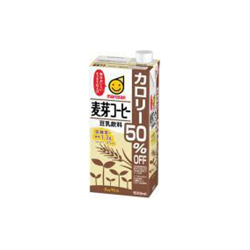 Marusan Soy Milk Malt Coffee 50% Less Cal 1Ls 1000 ml
