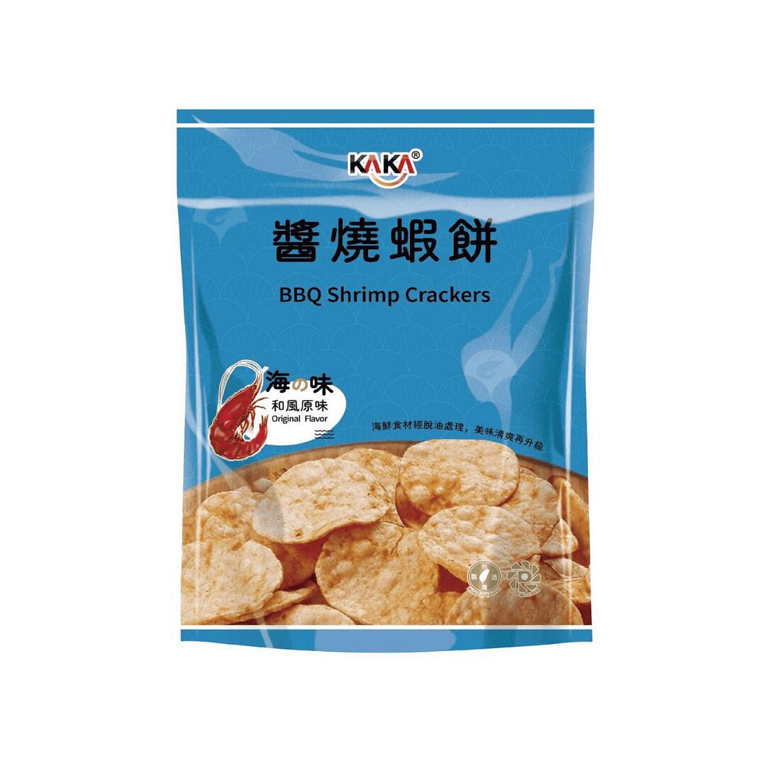 KAKA BBQ Shrimp Crackers Original Flavor 40 g