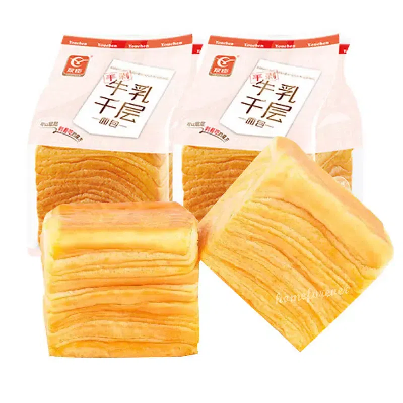YOUCHEN Milk Thousand Layer Bread 85g*10 850 g