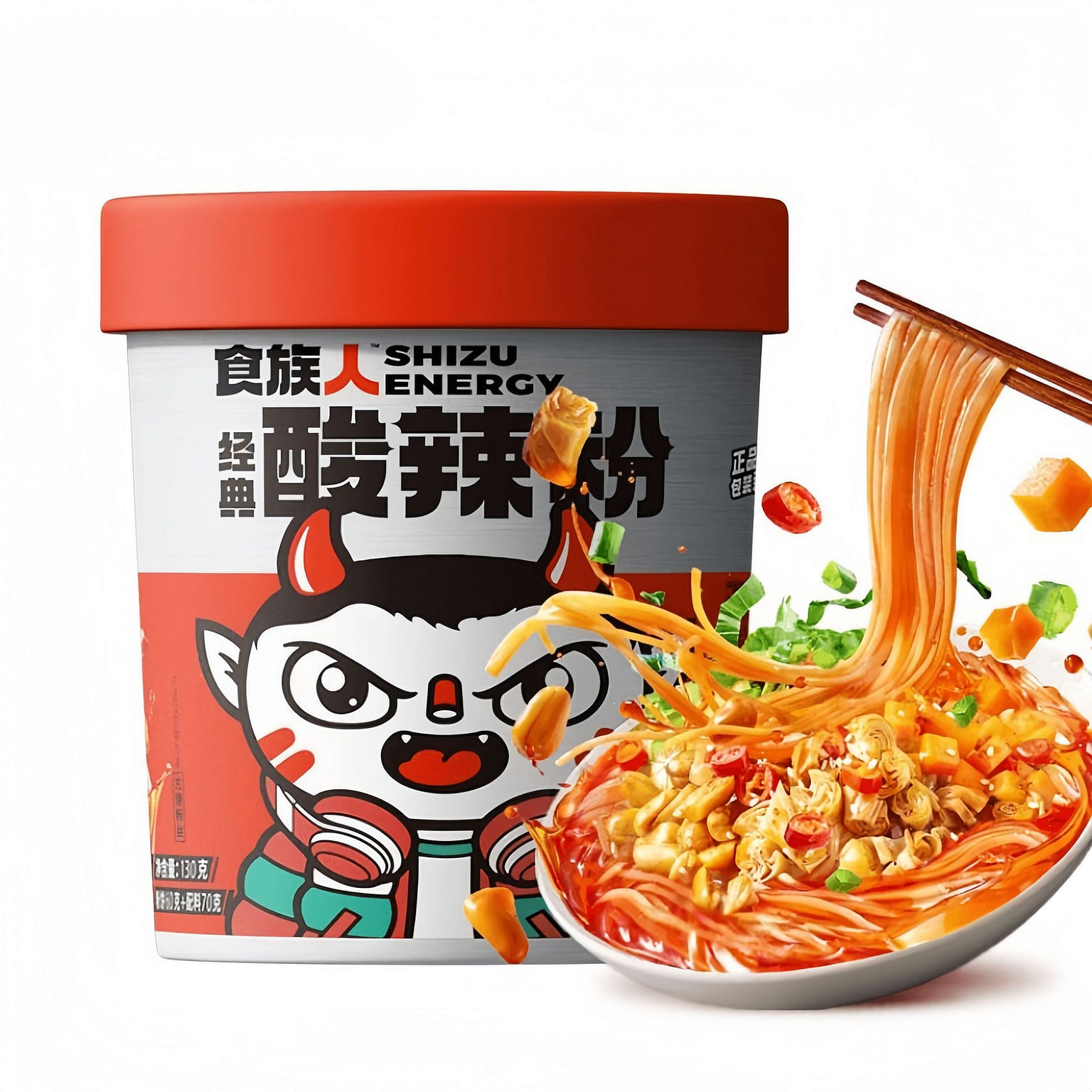 Shizu Classic Sour and Spicy Noodles Instant Bowl 130 g