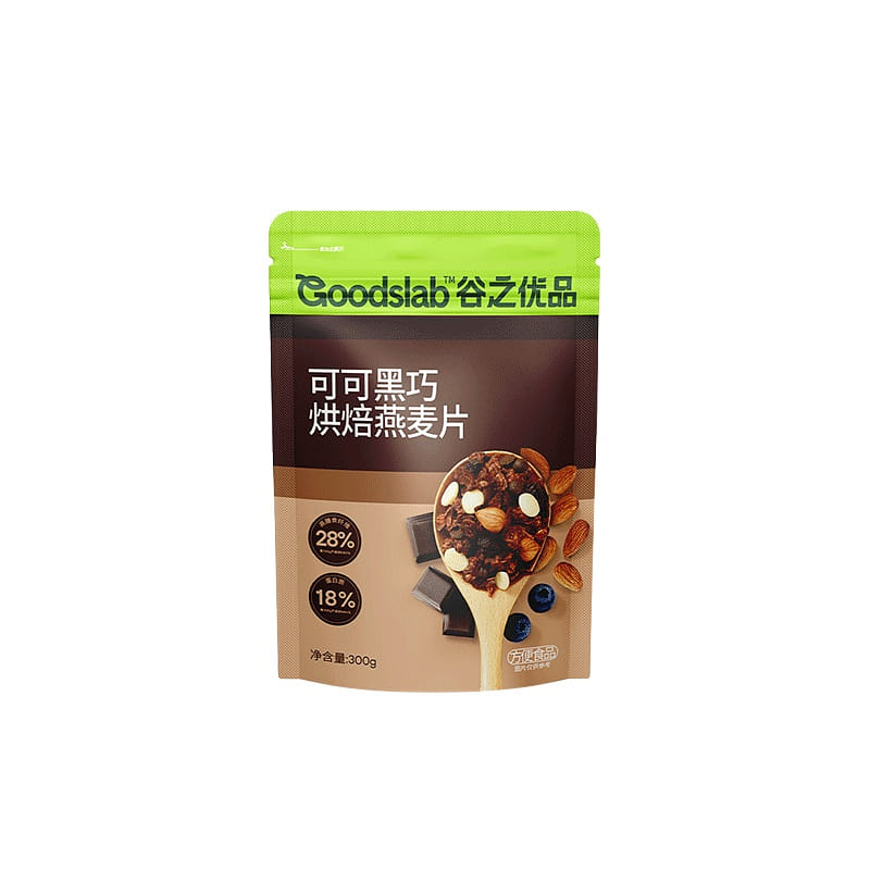 Cocoa Black Chocolate Baked Oatmeal 300g*1 bag 300 กรัม
