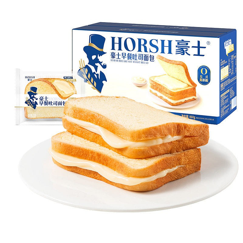 Haoshi Condensed Milk Sandwich Toast Breakfast 460 g