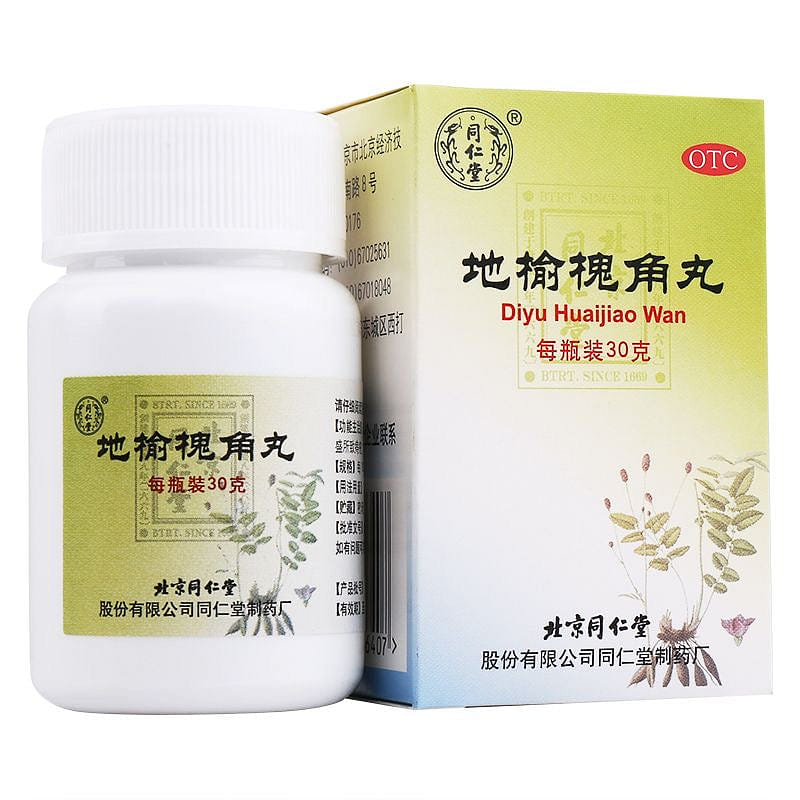 Tong Ren Tang Diyu Huaijiao Wan 30g 1 each