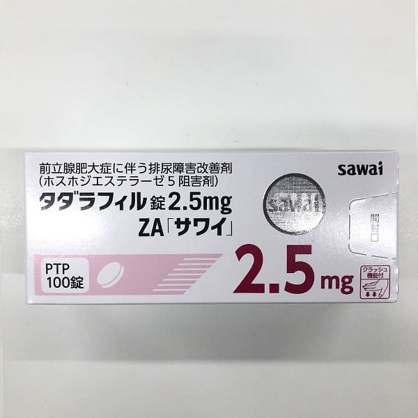 【日本直送】沢井 前列腺肥大 他达拉非双效片 沢井伟哥改善排尿障碍 100粒/盒 大阪实体药妆店直送 1 盒