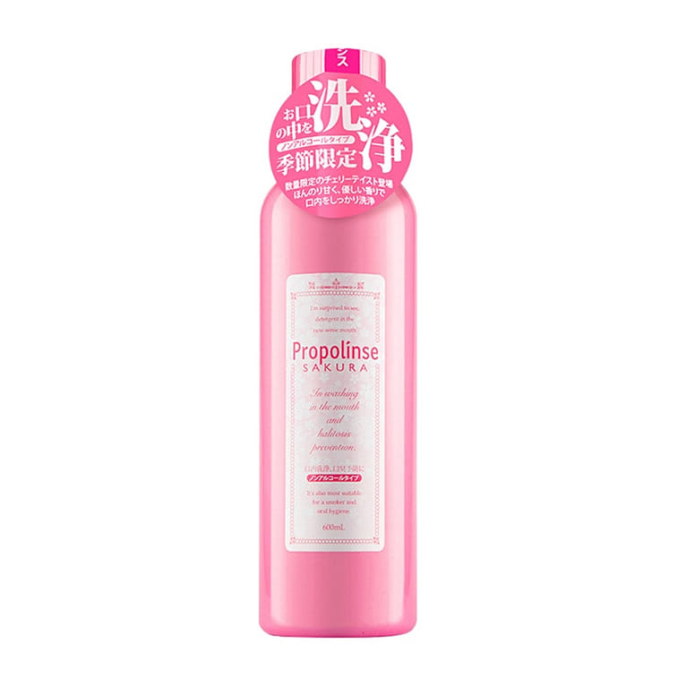 Propolinse Mouthwash Cherry Blossom Flavor 600ml 1 each
