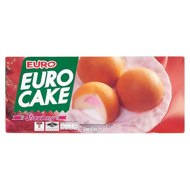 Euro Strawberry Cream Puff Cake 5.08 온스