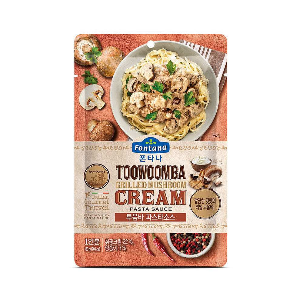 Fontana Toowoomba Grilled Mushroom Cream Pasta Sauce 130 克
