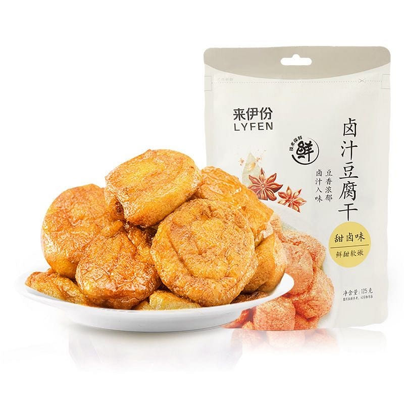 Laiyifen Marinated Dried Tofu (Ready-to-Eat), 125g 125 g