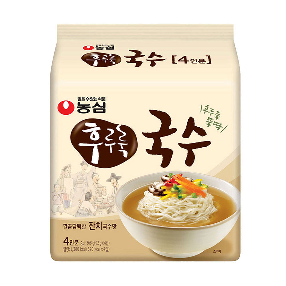 농심 후루룩 국수 4p 368 그램