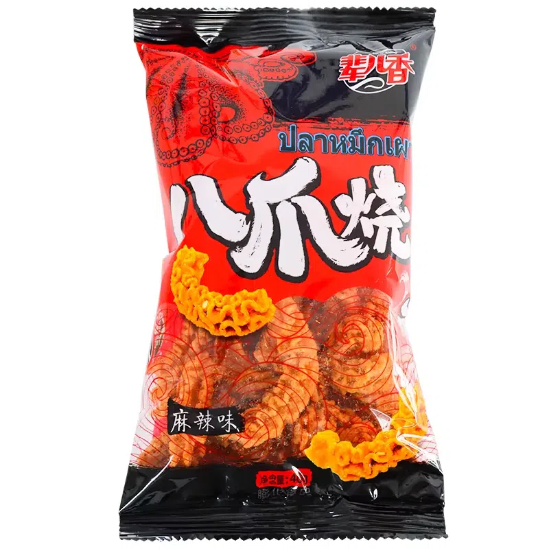 Bai'er Xiang Octopus Hot Pepper Flavor 40g*2 Pack 5.9 pack