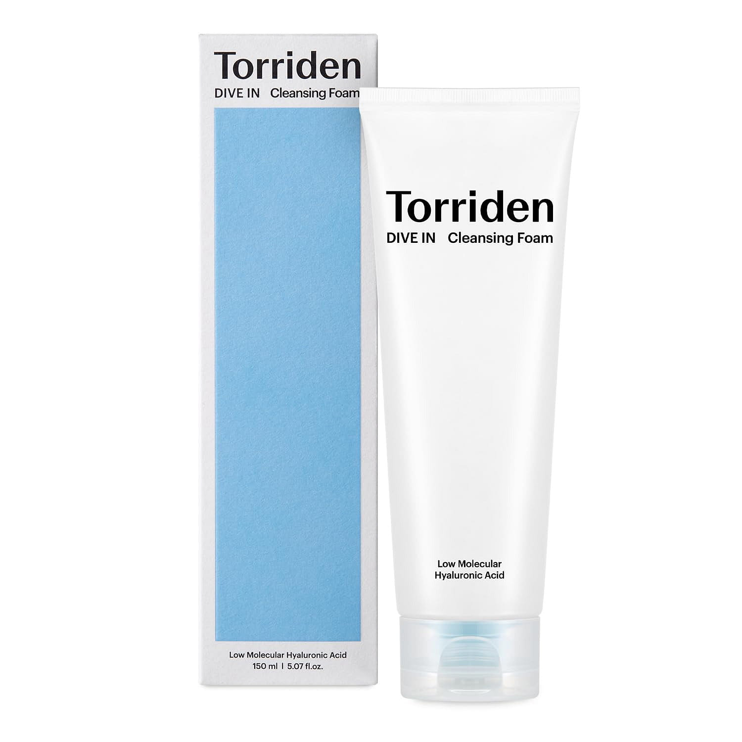 Torriden DIVE IN Low Molecular Hyaluronic Acid Cleansing Foam 150 มิลลิลิตร