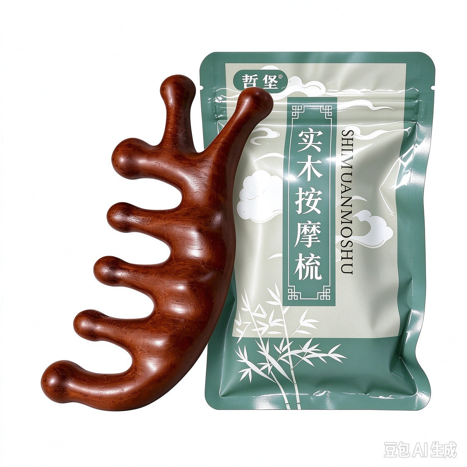 天然白檀櫛 マッサージ 1 each