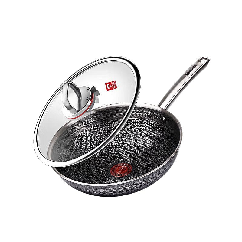 KBH 32cm wok Stainless steel "Double honeycomb" 1 개