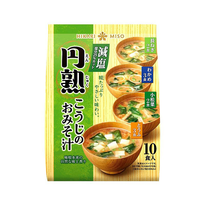 Hikari Miso 熟成曲味噌湯低鹽 10人份 1 包
